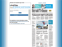 Tablet Screenshot of eedition.heraldtribune.com